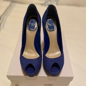 Christian Dior open toe pump